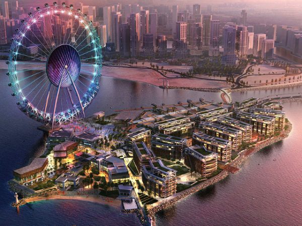 The Dubai eye giant observation wheel spoke cables dynamics
