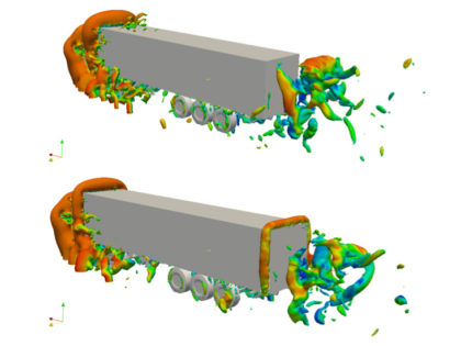 Drag optimization of heavy duty truck