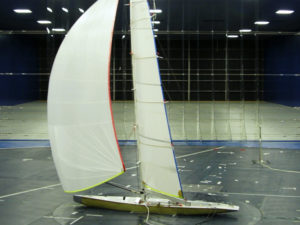 Sails optimization for an America’s cup yacht